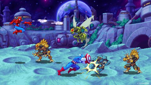 『マーベル コズミック インベージョン』アイアンマンやキャプテン・アメリカなど15人のヒーローが集結。マーベルヒーローがタッグで挑むベルトスクロールアクションが12月2日配信