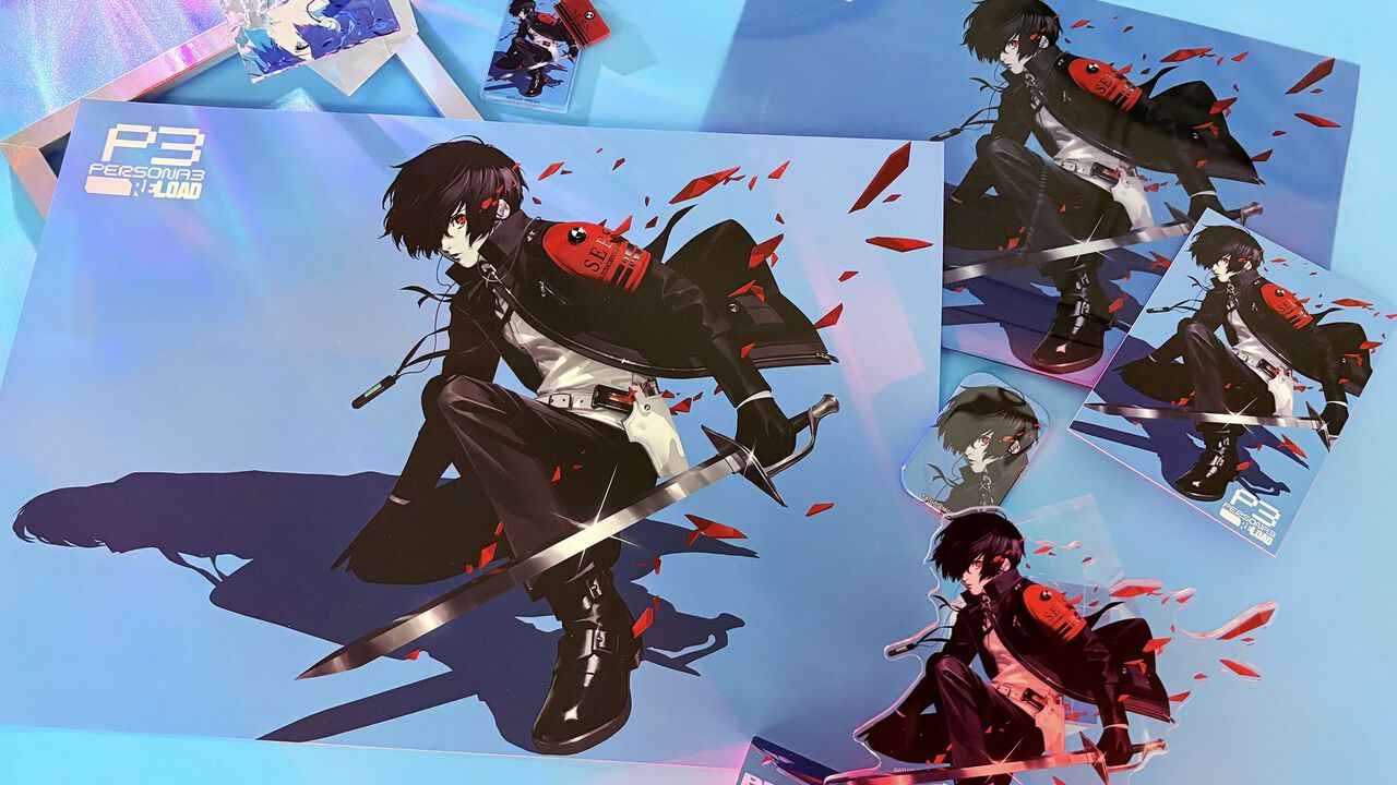『ペルソナ3 リロード』主人公の新ビジュアルをデザインしたアクスタやクリアファイルなど、Switch2版発売記念グッズがエビテンに登場【P3R】