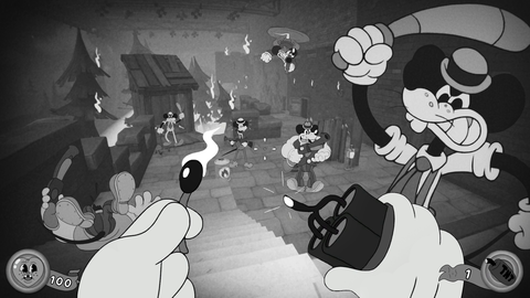 白黒カートゥーン風のレトロFPS『MOUSE：やとわれの探偵』配信日が2026年3月19日に決定