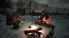 『MISERY』ローポリグラフィックの終末世界サバイバルが本日(10/24)発売。バケモノたちが蔓延る核戦争後の地上。仲間といっしょに物資を集め焚き火を囲う