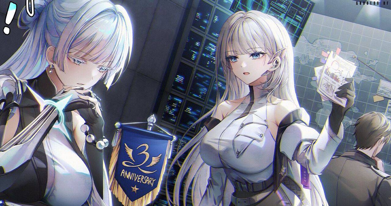 NIKKE』セシルとナユタが会議中。議題は…3周年サプライズ