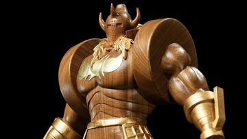 『キン肉マン』悪魔将軍の木彫フィギュアが発売決定。1体1体丁寧に木彫りされた世界にひとつだけの悪魔将軍。ダイヤモンドパワーを秘めたボディ（木製）は威厳を感じる
