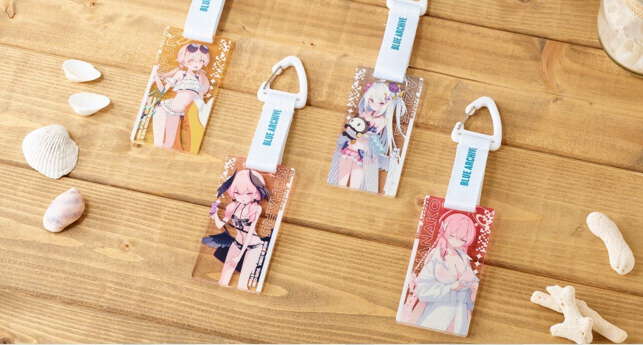 ブルアカ』ヒフミ、アズサ、コハル、ハナコが水着姿でアクリル