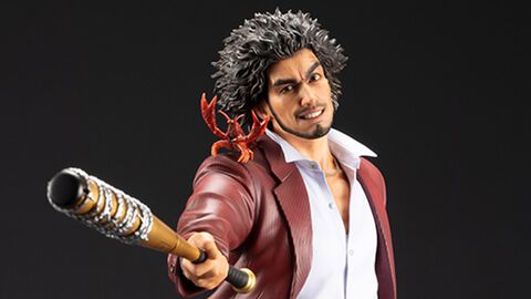 『龍が如く』春日一番が勇者みあふれるポーズでフィギュア化！ 相棒のナンシーちゃんも付属。セガストア オンライン特典はイセザキロードの布ポスター