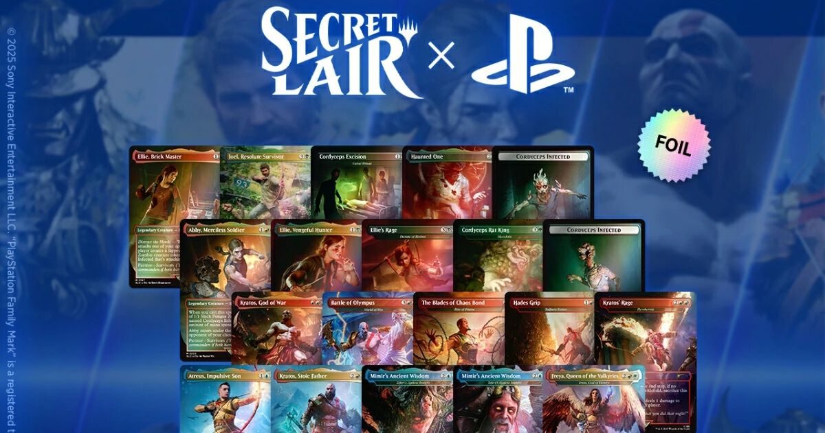 PlayStation×MTG】PSタイトルとコラボした限定カード『Secret Lair x 