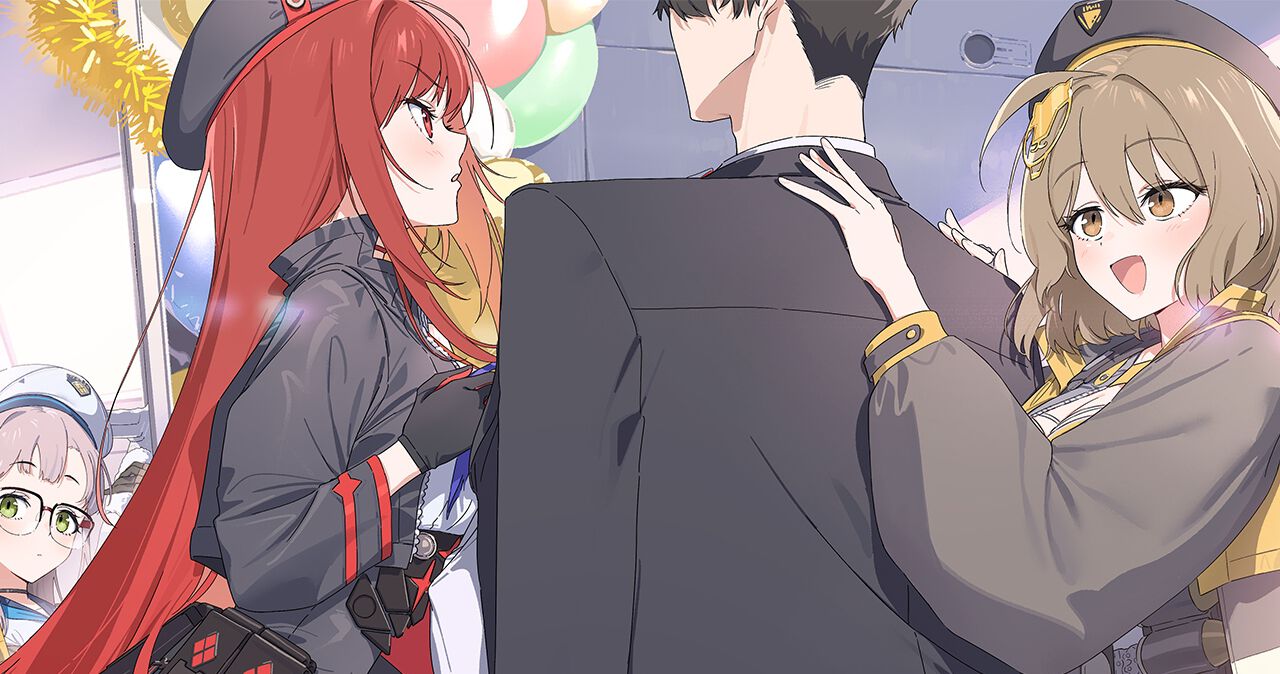 NIKKE』今日も賑やかなラピ、ネオン、アニス。やっぱり指揮官のお世話