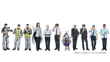 『ゴールデンカムイ』が“北海道の翼”エア・ドゥとコラボ。描き下ろしイラスト使用のグッズ販売や旅客機11機の搭乗ドアへのデカール貼付などを実施