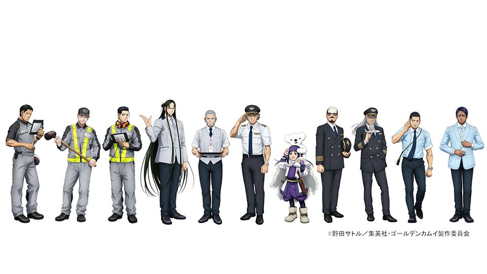 『ゴールデンカムイ』が“北海道の翼”エア・ドゥとコラボ。描き下ろしイラスト使用のグッズ販売や旅客機11機の搭乗ドアへのデカール貼付などを実施