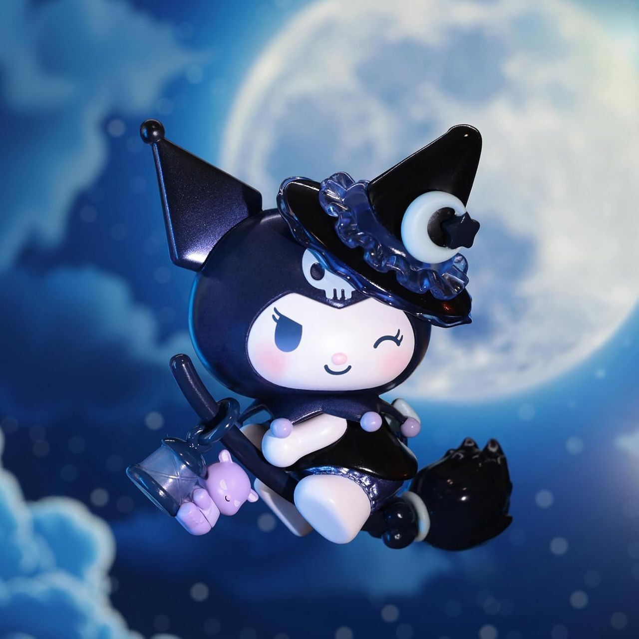サンリオキャラクターズ】Kuromi（クロミ）が魔女に変身したフィギュア 