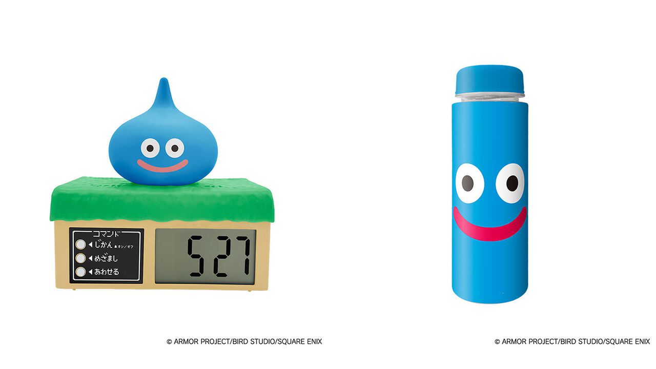 『ドラクエ』グッズくじがローソン/ローソンストア100で本日(11/1)発売。スライム目覚まし時計や「ゆうべは おたのしみでしたね」アクリルクリップが当たる