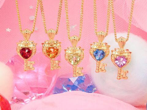 『大人のセボンスター　ハートキーペンダント』11/15より【1回10000円のカプセルトイ】として計100個限定で発売。10個に1個は天然ダイヤモンド付き