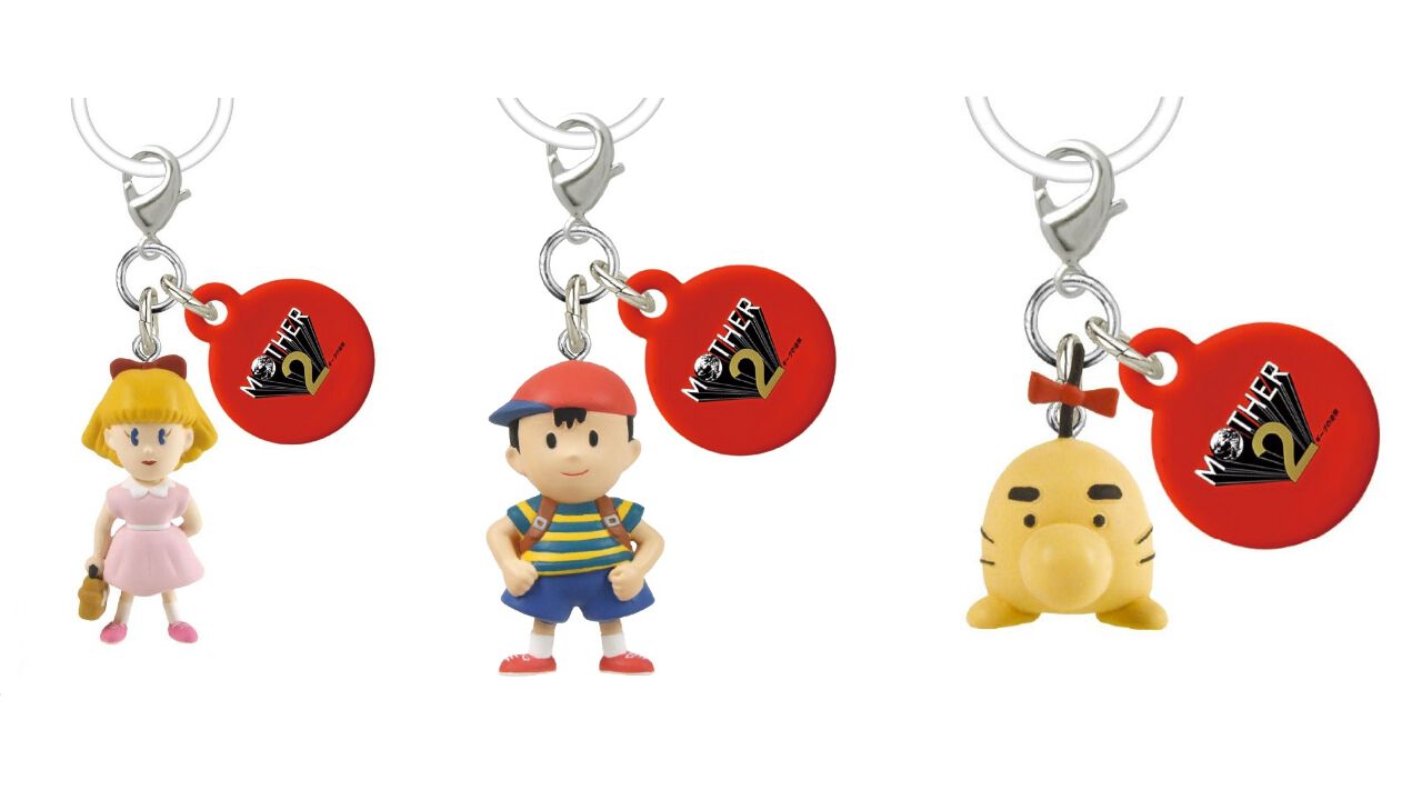 『MOTHER2』チャームマスコットガチャが12月上旬に発売決定。ネスやポーラ、どせいさんたちが色々なものにつけられる便利な仕様で登場