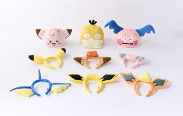【ポケモン】『ポケパーク カントー』ピカチュウ、イーブイ、コダックたちになりきれるかわいいカチューシャ＆ぬいぐるみキャップが登場