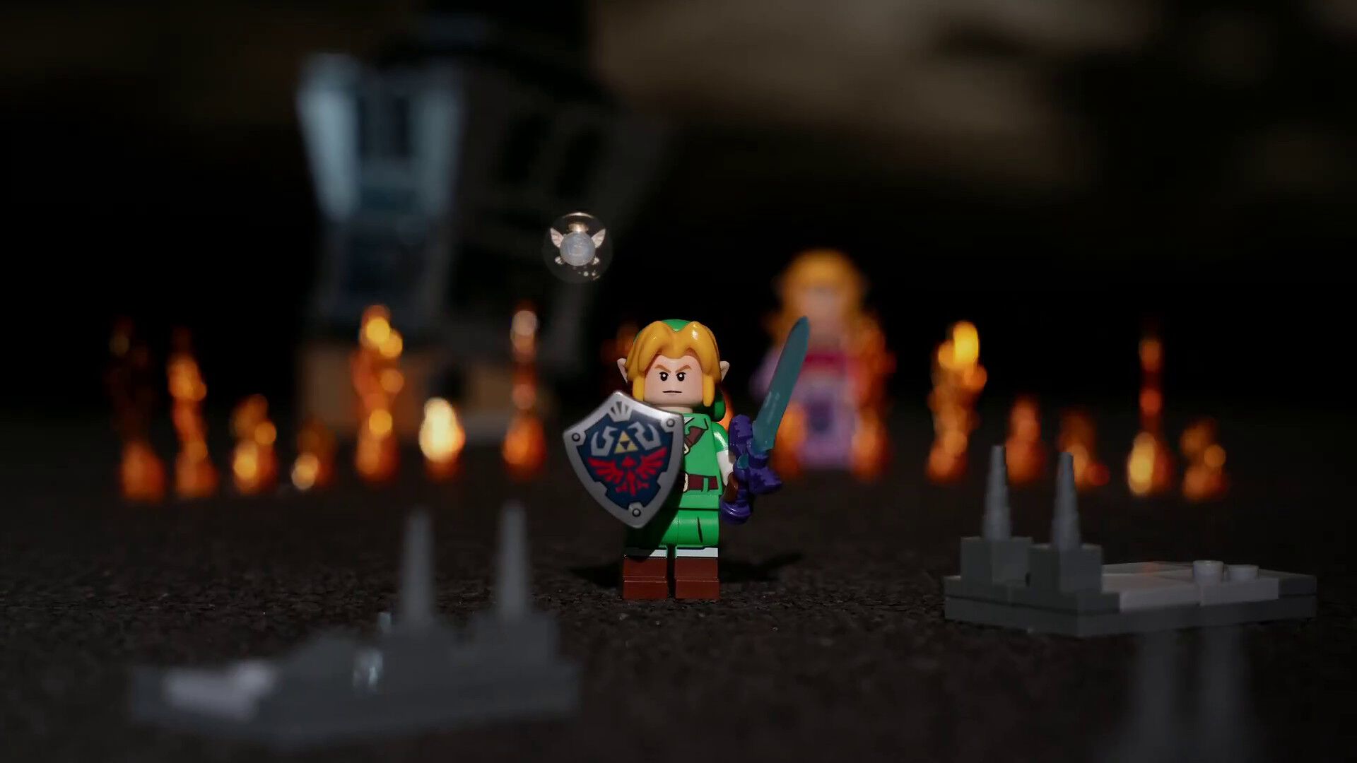 ゼルダの伝説 時のオカリナ』リンクとガノンドロフの対峙を思わせる