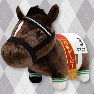 ふわふわ触感のウオッカ＆ダイワスカーレットのBIGぬいぐるみなどをナムコのお店で手に入れよう！【サラブレッドコレクション】