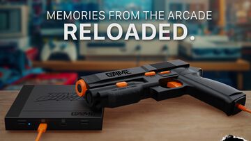 “G'AIM'E（ジーエイム）”が11月13日に発売。ガンコントローラーでゲーセンさながらのガンシューが楽しめる。現代に蘇った『タイムクライシス』『ガンバレット』などの名作を遊び尽くせ