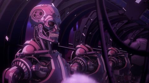 ネトフリアニメ『ターミネーター ゼロ』8月29日に配信。T-800風のターミネーター、全裸のタイムスリップ姿など場面写真が公開。シリーズ初のアニメ作品【Netflix】