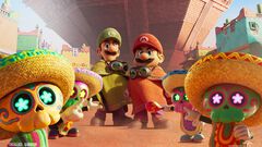 映画『ザ・スーパーマリオギャラクシー・ムービー』ポスタービジュアルに『オデッセイ』のアッチーニャっぽいものが映る。見覚えのある“さかさピラミッド”