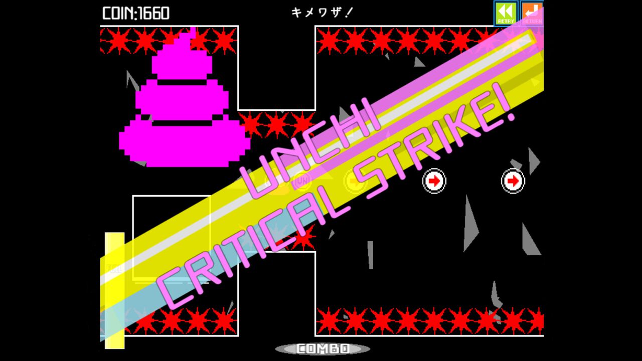 『ウンコテクニカ』うんこが便器を目指す硬派なアクション。スタイリッシュな見た目だけどウンコ【本日配信】