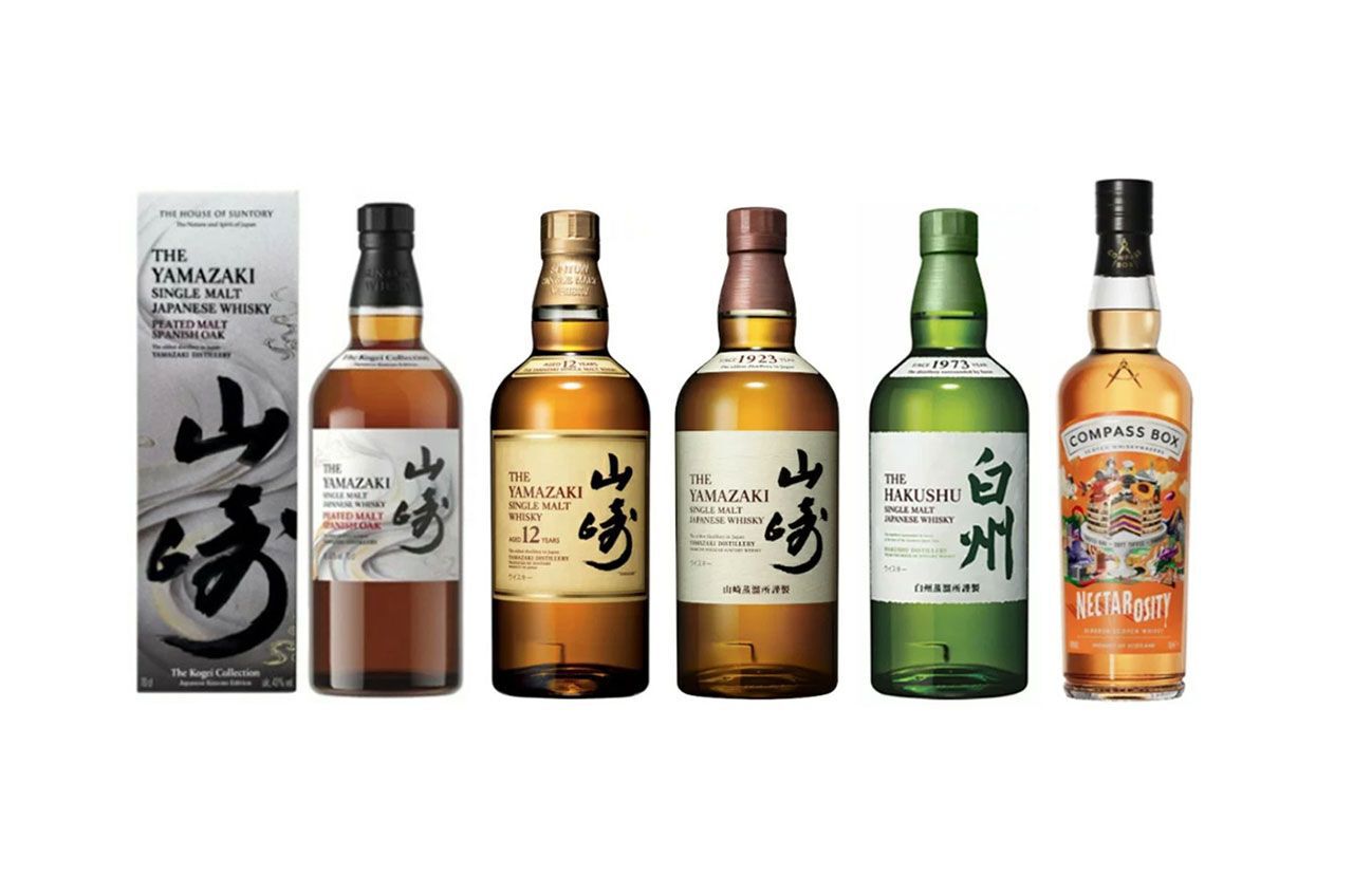 8,600円で山崎スパニッシュオーク2024、山崎12年、山崎・白州NV