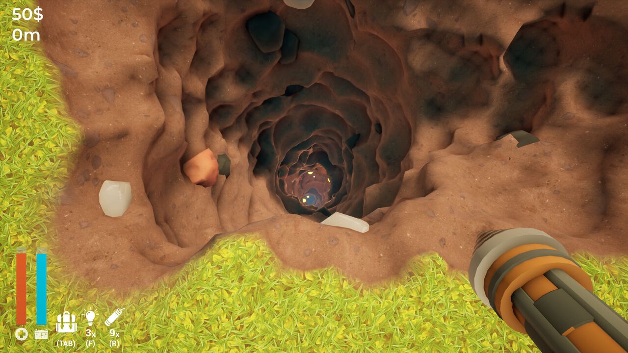 穴掘りゲーム『A Game About Digging A Hole』Switch/PS5/Xbox版が12/9配信。穴掘り→換金→アップグレード、さらに効率的に穴を掘る“穴掘りループ”がクセになる