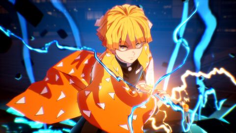 『鬼滅の刃 ヒノカミ血風譚2』我妻善逸（無限城編）が参戦するDLCキャラクターパックが12月2日に配信決定。第3弾追加キャラ・猗窩座（無限城編）のイラストも公開