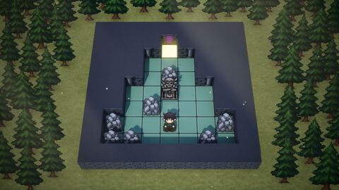 『魔王城修繕計画』魔王の息子がひとりぼっちで城のお片付け。ちょっと切ない短編パズルゲーム