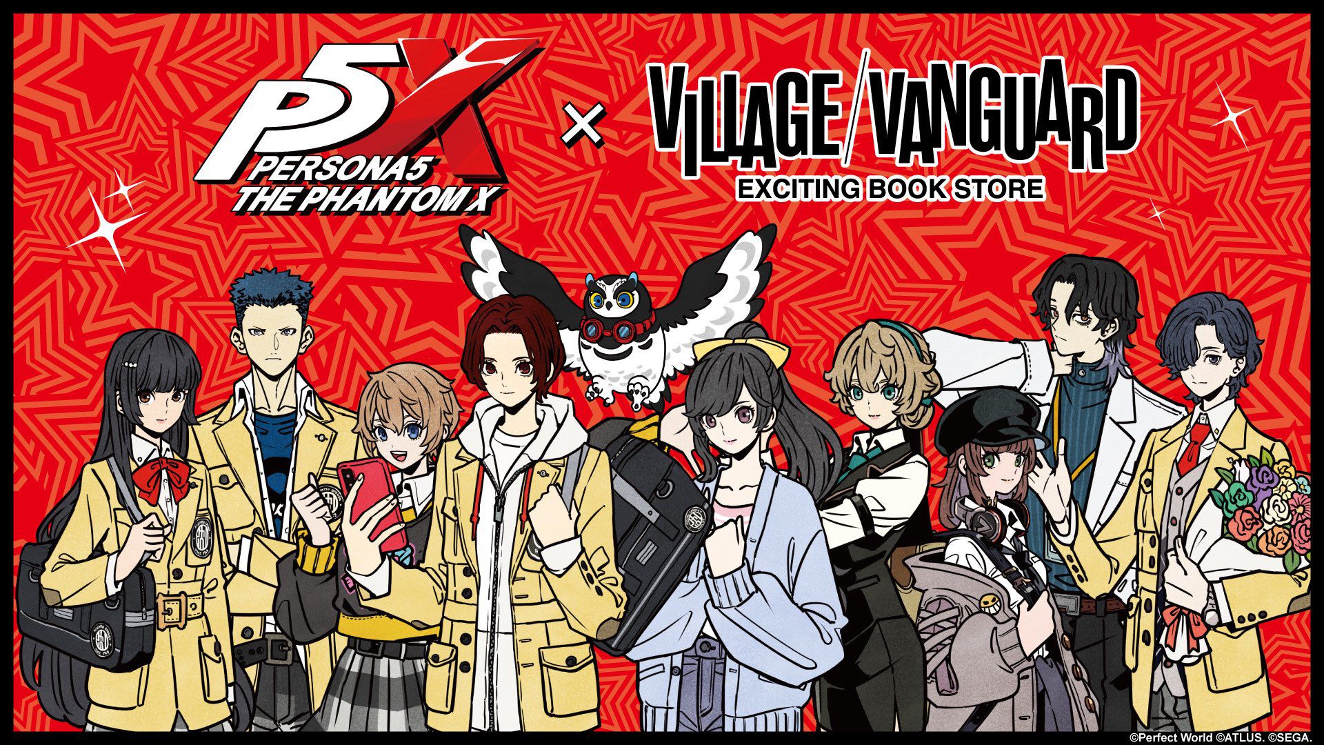 ペルソナ5X』ヴィレヴァンコラボが決定。タケウチリョースケが描く怪盗