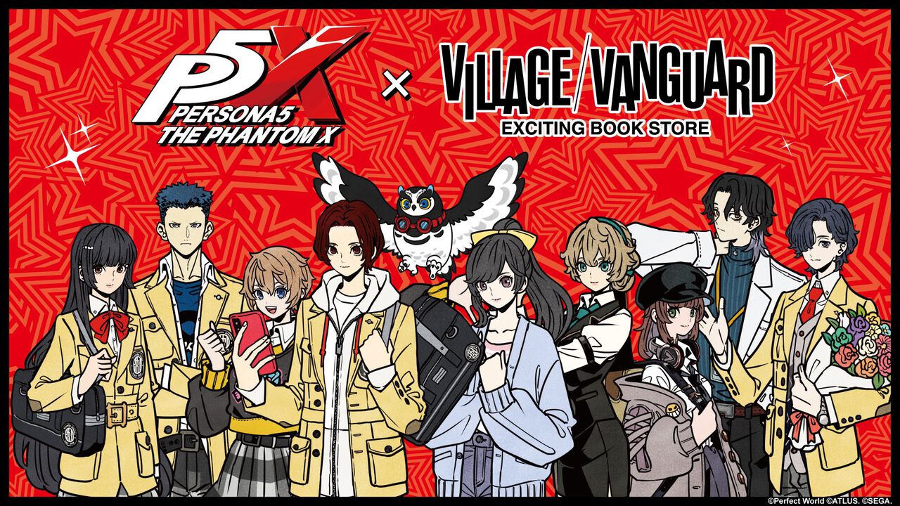 『ペルソナ5X』ヴィレヴァンコラボが決定。タケウチリョースケが描く怪盗団メンバーや怪ドルたちの描き下ろしイラストが公開