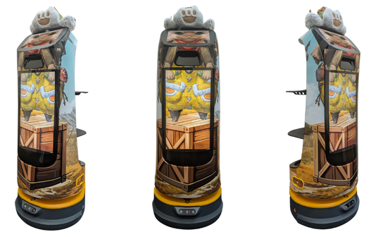 【モンハン】モンハン酒場にオトモアイルー姿の配膳ロボットが登場、東京・秋葉原店限定の配備。通常にはない特殊ボイスやお誕生日用ボイスも聞ける