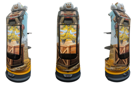 【モンハン】モンハン酒場にオトモアイルー姿の配膳ロボットが登場、東京・秋葉原店限定の配備。通常にはない特殊ボイスやお誕生日用ボイスも聞ける