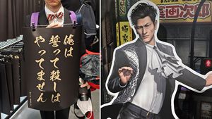 【龍が如く冠婚葬祭展】柏木さん（20歳）の見た目イメージは吉川晃司のモニカ。めでたい結婚式、散った男の葬儀もガチでやる大型展示会レポ