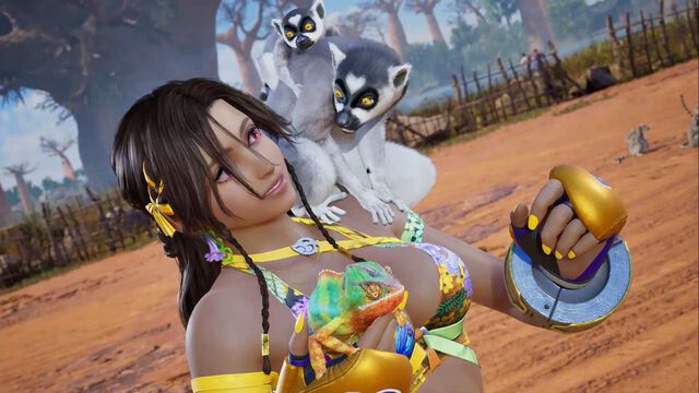 『鉄拳8』新キャラ・ミアリズ先行レビュー。スタッフ現地取材によるこだわりのマダガスカル要素が満点！ 格闘技と動物の動き、そして“闘神”の力を宿した彼女の使い心地は？【先行プレイリポート】