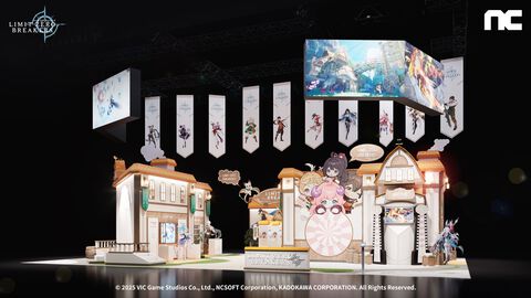 『リミットゼロ ブレイカーズ』イベント参加でエルカのキャンプチェアやキャラグッズが手に入る。韓国最大のAnime X Game Festival 2025に出展