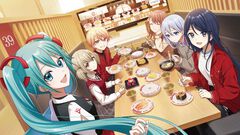 『プロセカ』スシローコラボが12月10日より開催。対象メニューの注文で限定カード、マルチポーチのランダム配布。グッズ付きお持ち帰りセットも