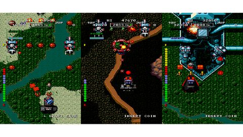 【アケアカ】『バミューダトライアングル』12/4より配信。圧倒的火力を持つ時空戦闘艦ZIGで爽快感バツグンのシューティングが楽しめる