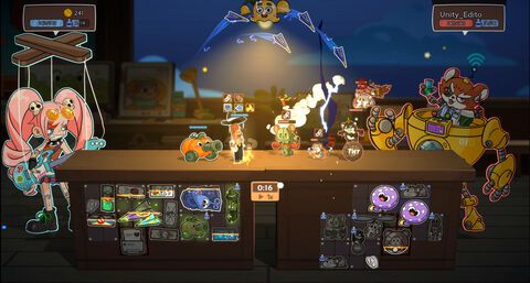 『カッポーン！おもちゃ対決』がSteam向けに本日（12/4）発売。かわいいトイたちがデスクの上で大乱闘をくり広げるオートバトルゲーム