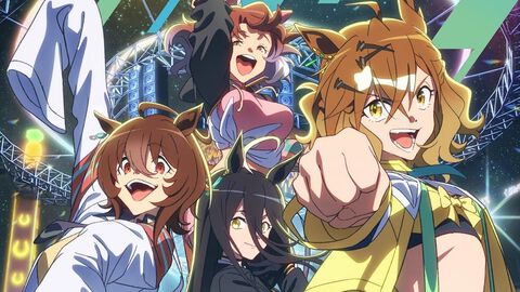 映画『ウマ娘 新時代の扉』が本日（5/24）公開。ポッケ、タキオン、カフェ、ダンツが劇場に集まる記念イラスト解禁。主題歌・劇中歌含むサントラも発売