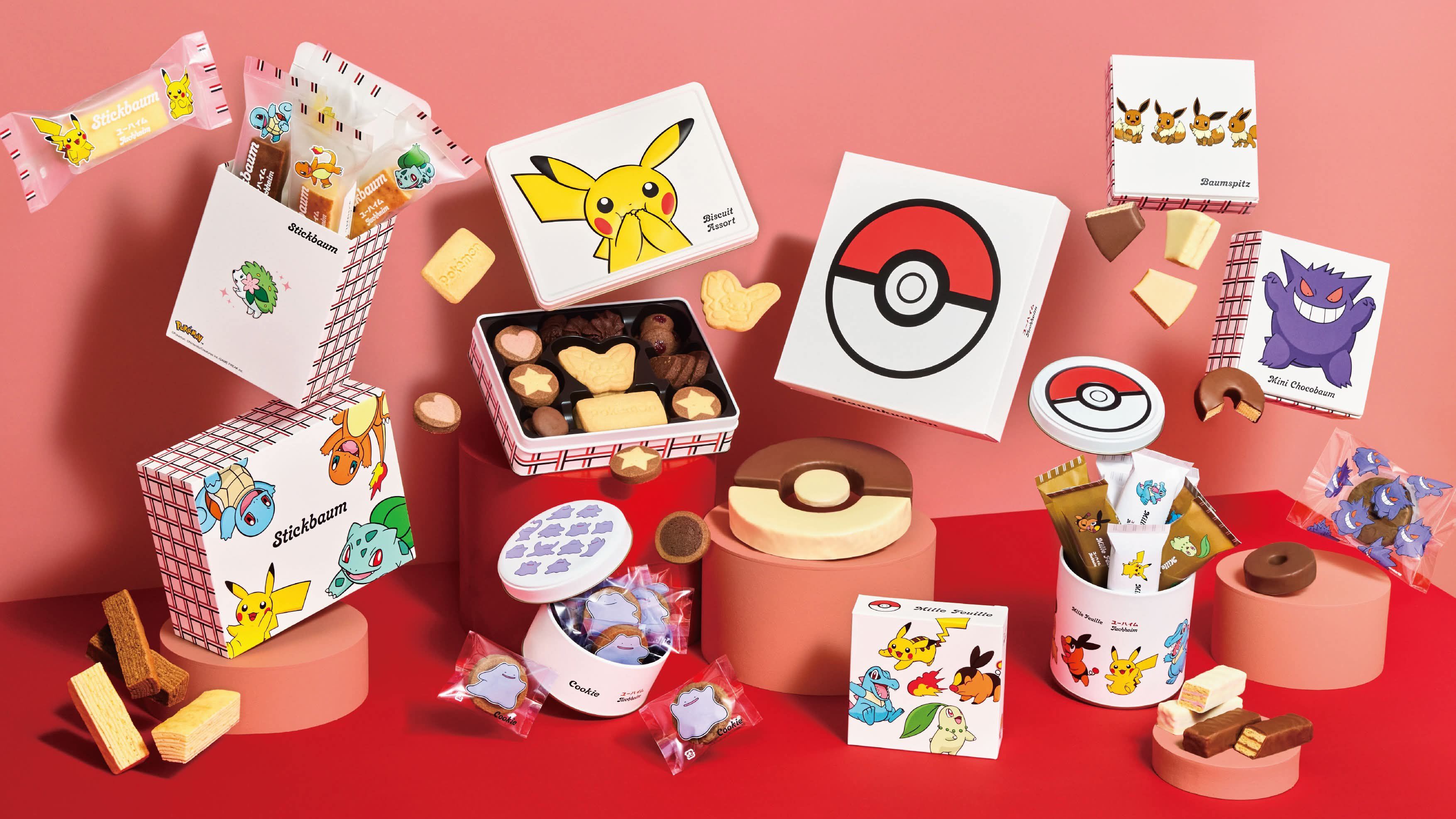 ポケモン』気持ちを伝えるバレンタイン用デザインお菓子がユーハイムで