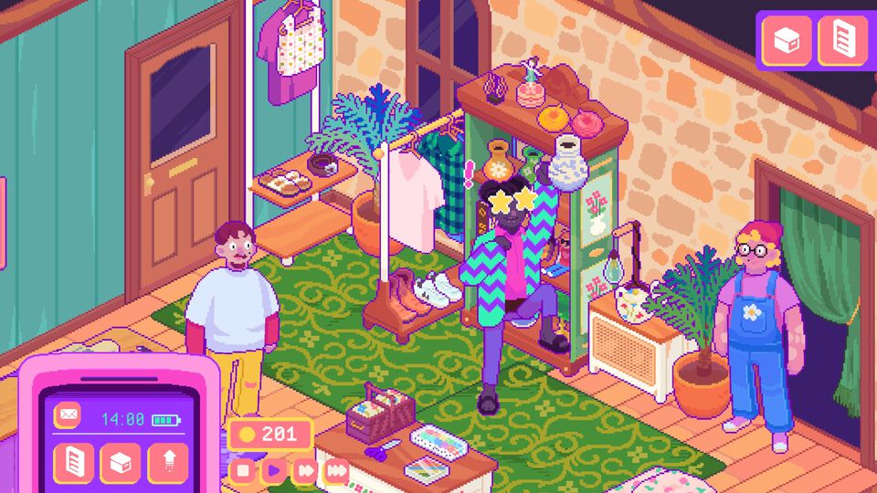『Thrifty Business ヴィンテージショップへようこそ』2026年発売。ゆったりと楽しめるヴィンテージショップ経営ゲーム。500種以上のアイテムが登場