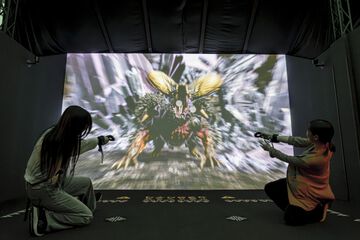 “モンスターハンター・ザ・フィールド inニジゲンノモリ”が冬休みの期間限定で復刻開催。大型モンスター討伐のアクティビティやコラボフードがふたたび楽しめる！