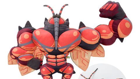 『ポケモン』マッシブーンの筋肉を再現した腕まくらぬいぐるみはインパクト大。ハッサム、ヘラクロスなどむしポケモンたちの新グッズ“BUG OUT!”が登場