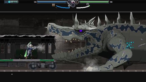 サイバーパンク大阪2Dアクション『ブレードキメラ』Switch/Steamで8月発売。新たなボスやギミックが登場するトレーラー公開