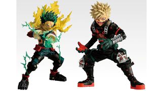 『ヒロアカ』一番くじ“更に向こうへ”が本日（12/13）発売。最終決戦の気迫がこもったデクと爆豪のMASTERLISEフィギュアがカッコいい