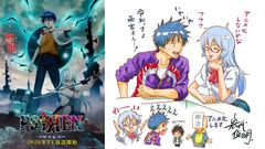 『PSYREN -サイレン-』アニメ化決定。2008年に連載されたジャンプの超能力バトル漫画。アゲハと雨宮桜子の声優情報も公開