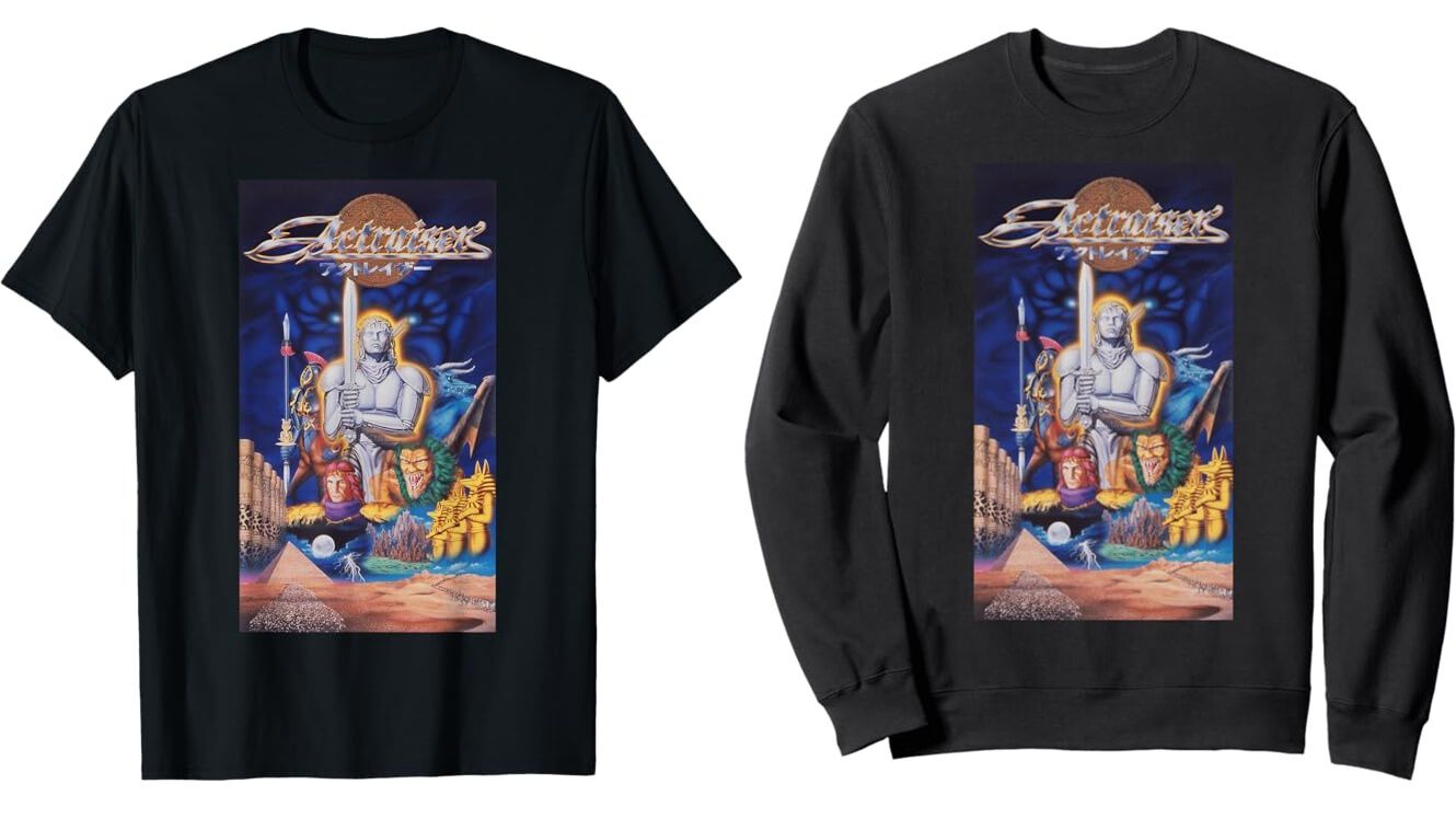 『アクトレイザー』が本日（12/16）で発売35周年。パッケージアートを使用したトレーナー＆Tシャツが発売、リマスター版が60％オフに