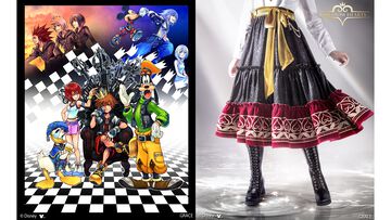 『キングダム ハーツ』×MAYLAコラボ第2弾！ ソラをモチーフとしたファンタジーなデザインが映えるスカートが公開