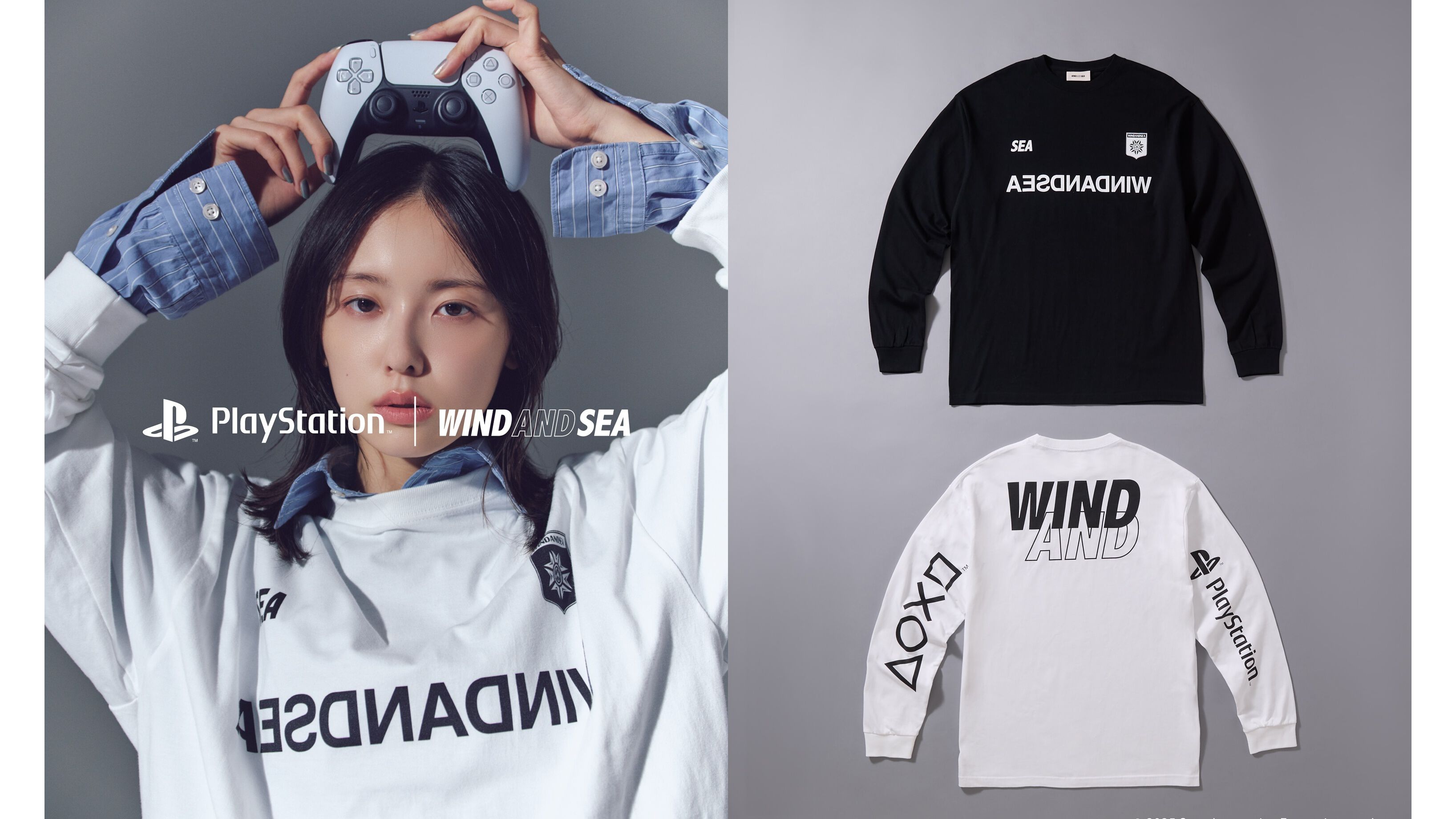 プレイステーションとWIND AND SEAが初コラボしたスウェットなどが12月