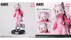 『NIKKE』未塗装でも美しく仕上げられるアリスのプラモデルが12月19日より予約開始。笑顔や驚き顔などの3種類の表情パーツが付属