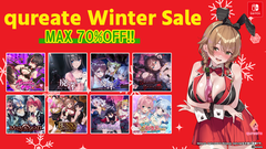 『バニーガーデン』50%オフ、『へべれけ ばにーがーでん』20%オフ！qureateのゲームがお得に買えるウィンターセール開催中